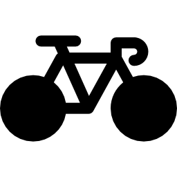 Race bicycle icon