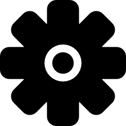 Big cogwheel icon