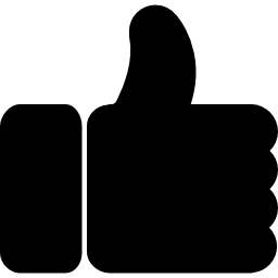 Thumb up sign icon