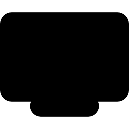pantalla rectangular icono