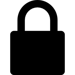 Secured lock icon