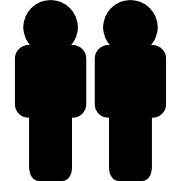 dos personas icono
