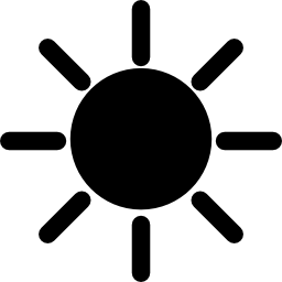 Brightness symbol icon