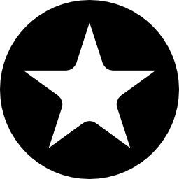 botón estrella icono