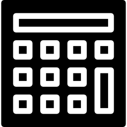 wiskundige rekenmachine icoon