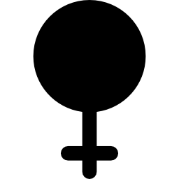 vrouwelijk teken icoon