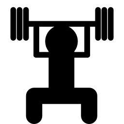 dumbbell lifter icoon