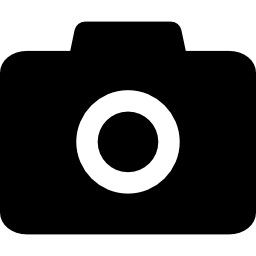 forma de cámara digital icono