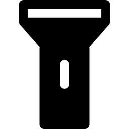 lampe de poche éteinte Icône
