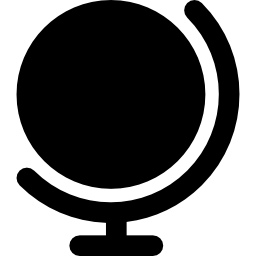 esfera del planeta icono