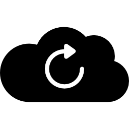 구름 화살표 새로 고침 icon