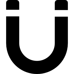 U shaped magnet icon