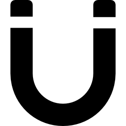 u-förmiger magnet icon