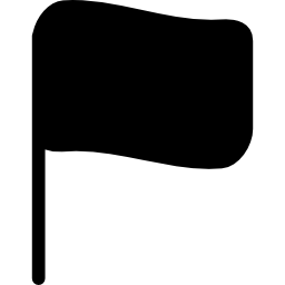 bandera rectangular icono