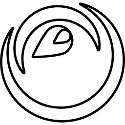 okrągły kształt ikona