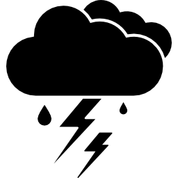 chmury burzowe ikona
