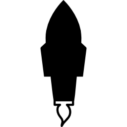 fusée lancée Icône