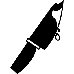 Knife with Blood icon