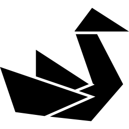 pájaro de papel icono