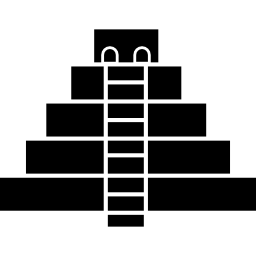 Maya pyramid icon