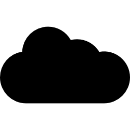 ronde wolk icoon