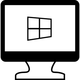 pantalla de windows icono