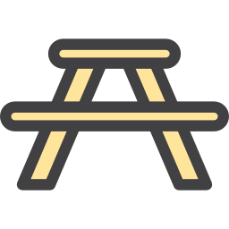 Picnic table icon