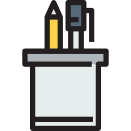 Pencil box icon