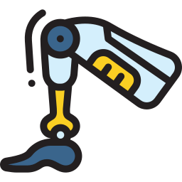 Mechanical leg icon