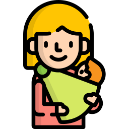 Baby carrier icon