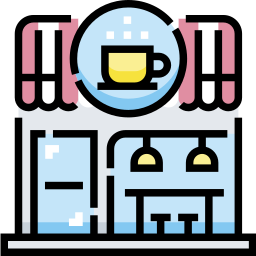 Coffee shop icon