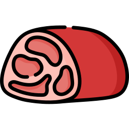 Pastel de carne icono
