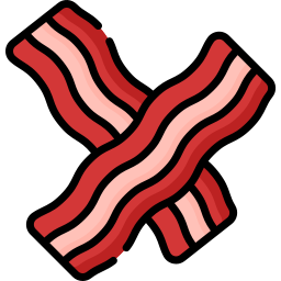 Bacon strips icon