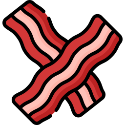 Fatias de bacon Ícone