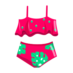 ropa de baño icono