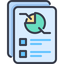 gráfico circular icono