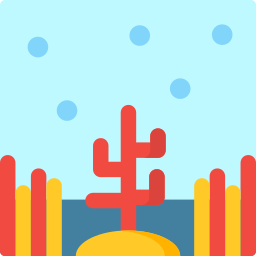 Coral reef icon