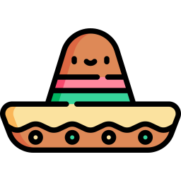 Mexican hat icon