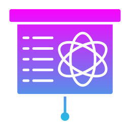 pantalla de proyección icono