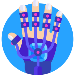 Wired gloves icon