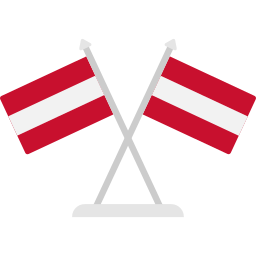 bandera de austria icono
