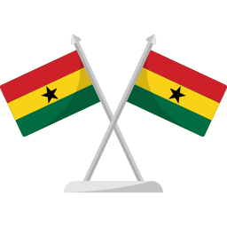 bandera de ghana icono