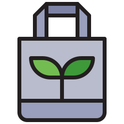 bolsa ecológica icono