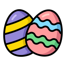 el huevo de pascua icono