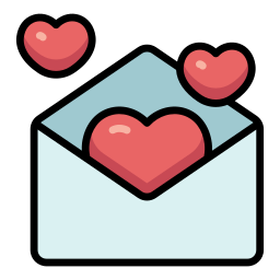 carta de amor icono