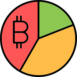 gráfico circular icono