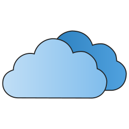 nube nublada icono