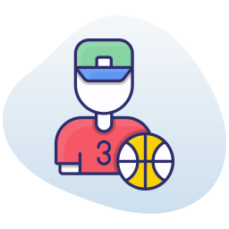 jugador de baloncesto icono