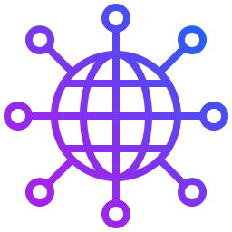conexión global icono