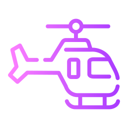 helicóptero icono